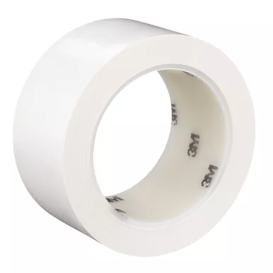 3M™ Polyethylene Tape 483, White, 2 in x 36 yd, 5.0 mil, 24 Roll/Case, Individually Wrapped Conveniently Packaged - 7010375090